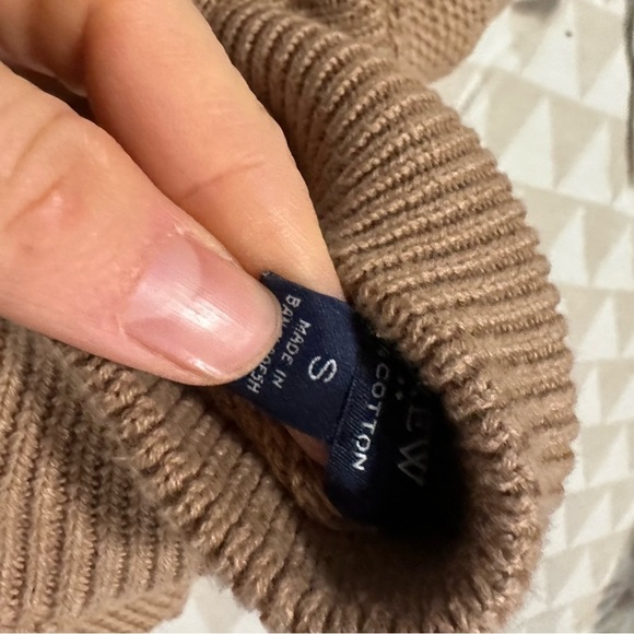 J crew Cotton honeycomb knit half-zip - Picture 5 of 5